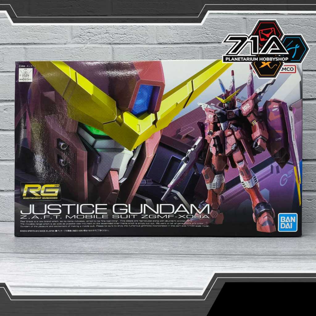 Jual RG Justice Gundam Z.A.F.T. Mobile suit ZGMF-X09A | Shopee Indonesia
