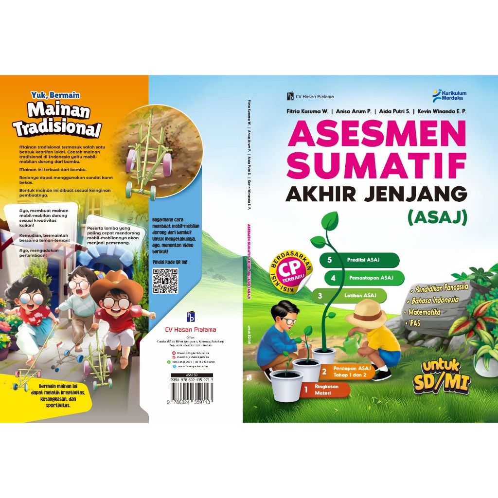 Jual MAESTRO ASAJ SD - Buku Asesmen Sumatif Akhir Jenjang (ASAJ) untuk ...