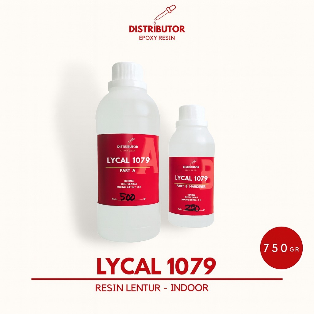 Jual Resin bening Lycal (Lentur) flexible dgn Katalis - Lycal 1079 ...