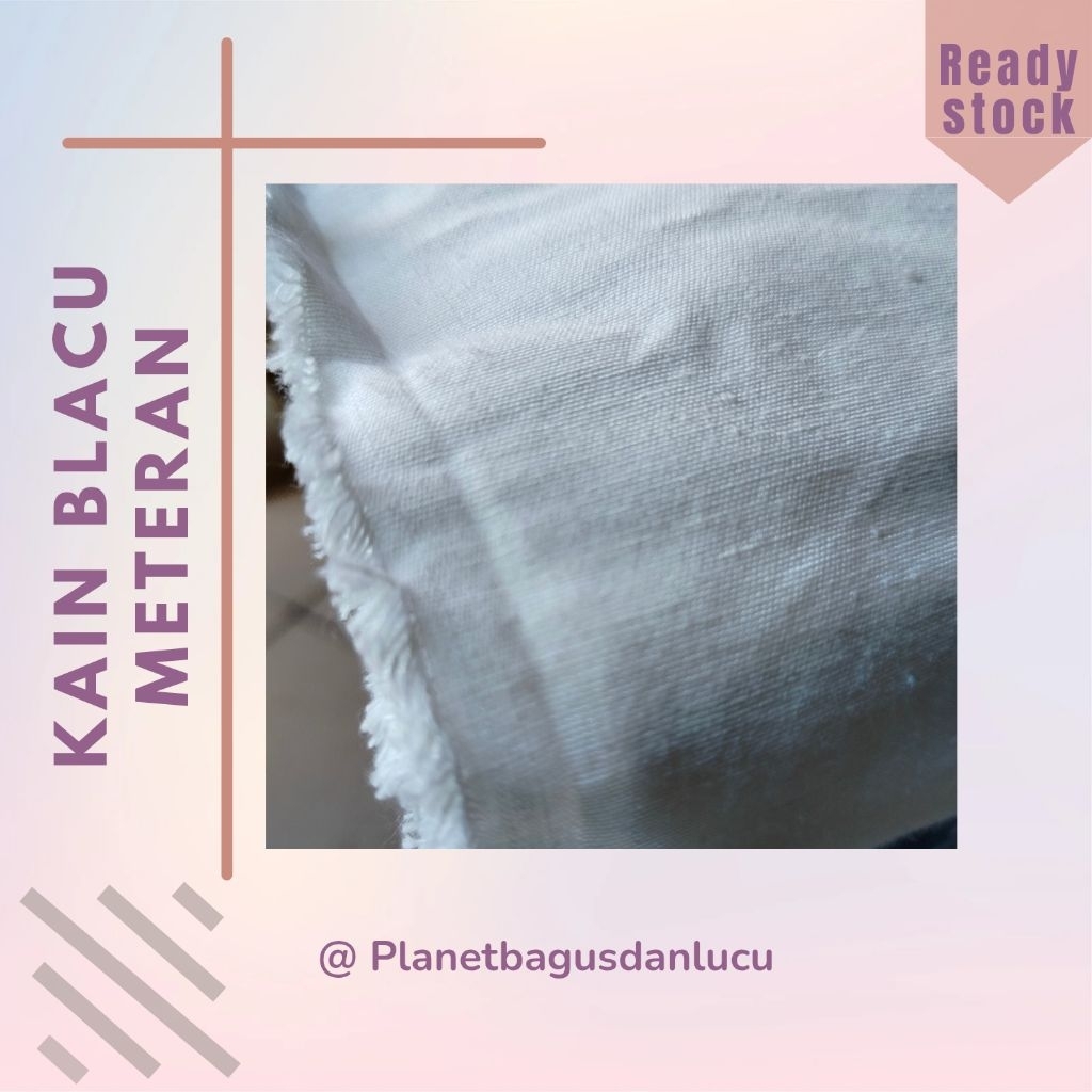 Jual Kain Blacu / Kain Kanvas /Bahan Poly TC/| Kain Belacu Blaco / Kain ...