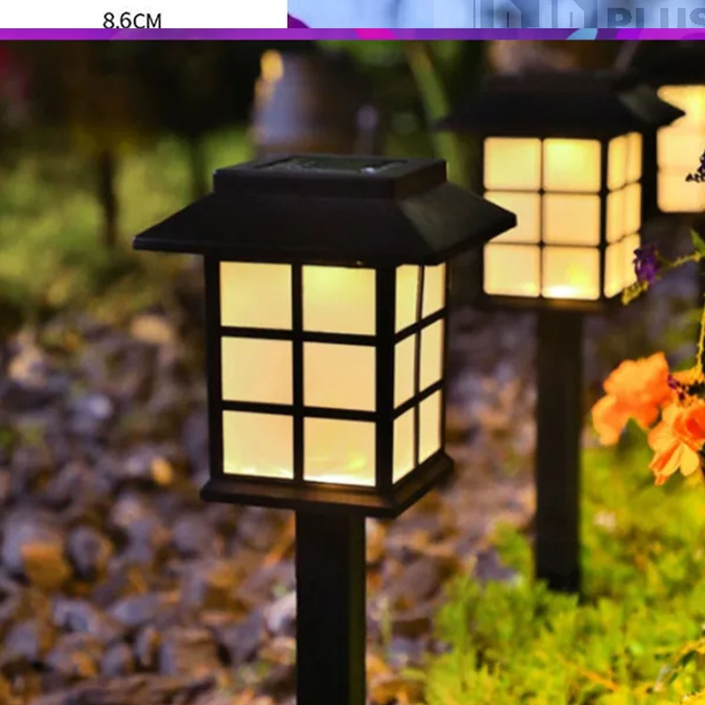 Jual Lampu Rumput Surya LED Tahan Air, Lampu Taman Otomatis Menyala ...