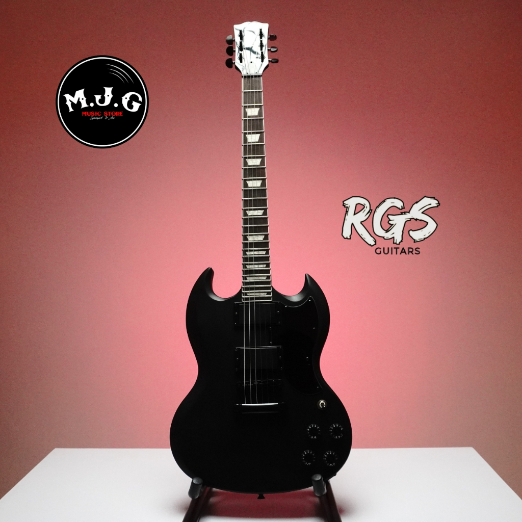 Jual gitar elektrik model RGS SG series black satin with active pickups ...