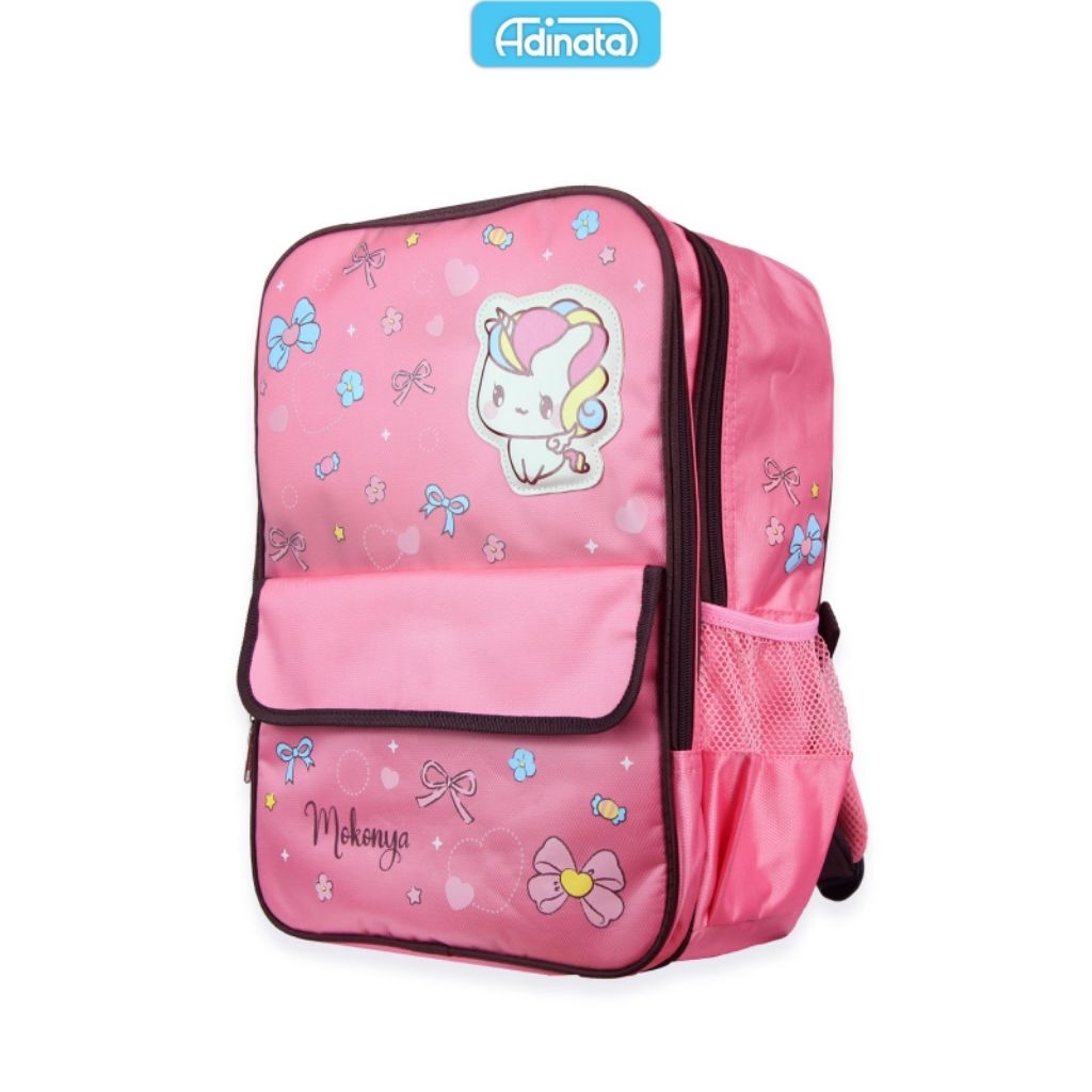 Product image Mokonya Pink Backpack L - Adinata / Tas Sekolah Anak / Ransel Anak / Tas Ransel AnakBags 0091