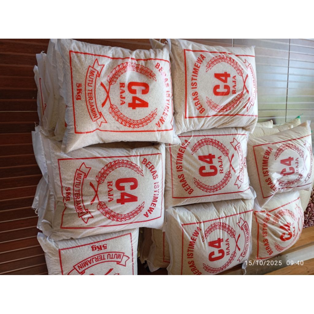Jual Beras C4 Raja / IR64, 32 kemasan 5kg | Shopee Indonesia