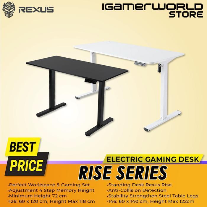 Jual Meja Gaming Rexus Rise 126 / 146 Standing Desk Electric - Meja ...