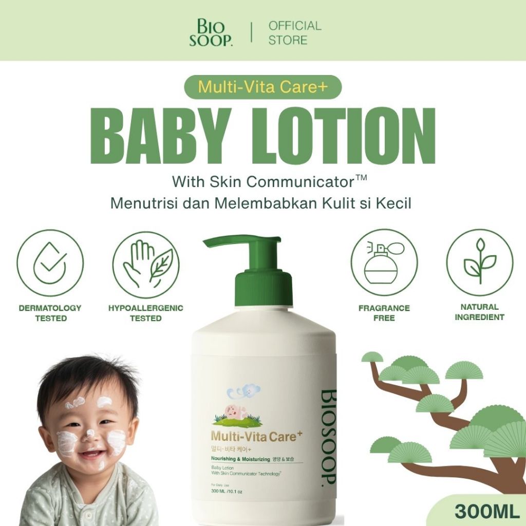 Jual Biosoop. Multi-Vita Care+ Baby Lotion Venchi baby package - 300ml ...