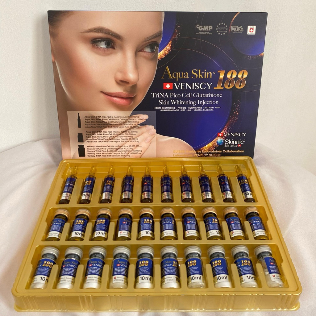 igf-1 lr3 dosage in iu Aqua Skin Veniscy refers to a range of skin whitening and anti-aging  injectable products, primarily containing glutathione, L-ascorbic acid  (Vitamin C), collagen, and various other vitamins and peptides. The  products are formulated main image 0