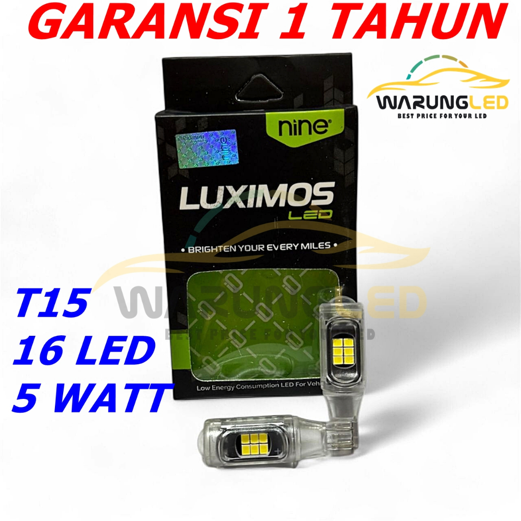 Jual LED T15 16 MATA CSP EXTREME BRIGHT LAMPU MUNDUR SENJA MOBIL ...