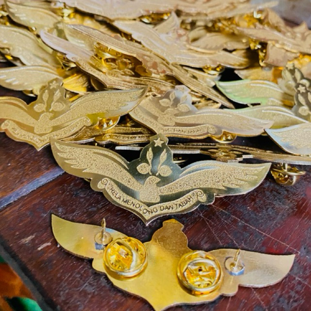 Jual pin wings kuningan custom minim 30pcs | Shopee Indonesia