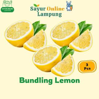Bunling Lemon isi 3 Pcs - Sayur OnlineLampung