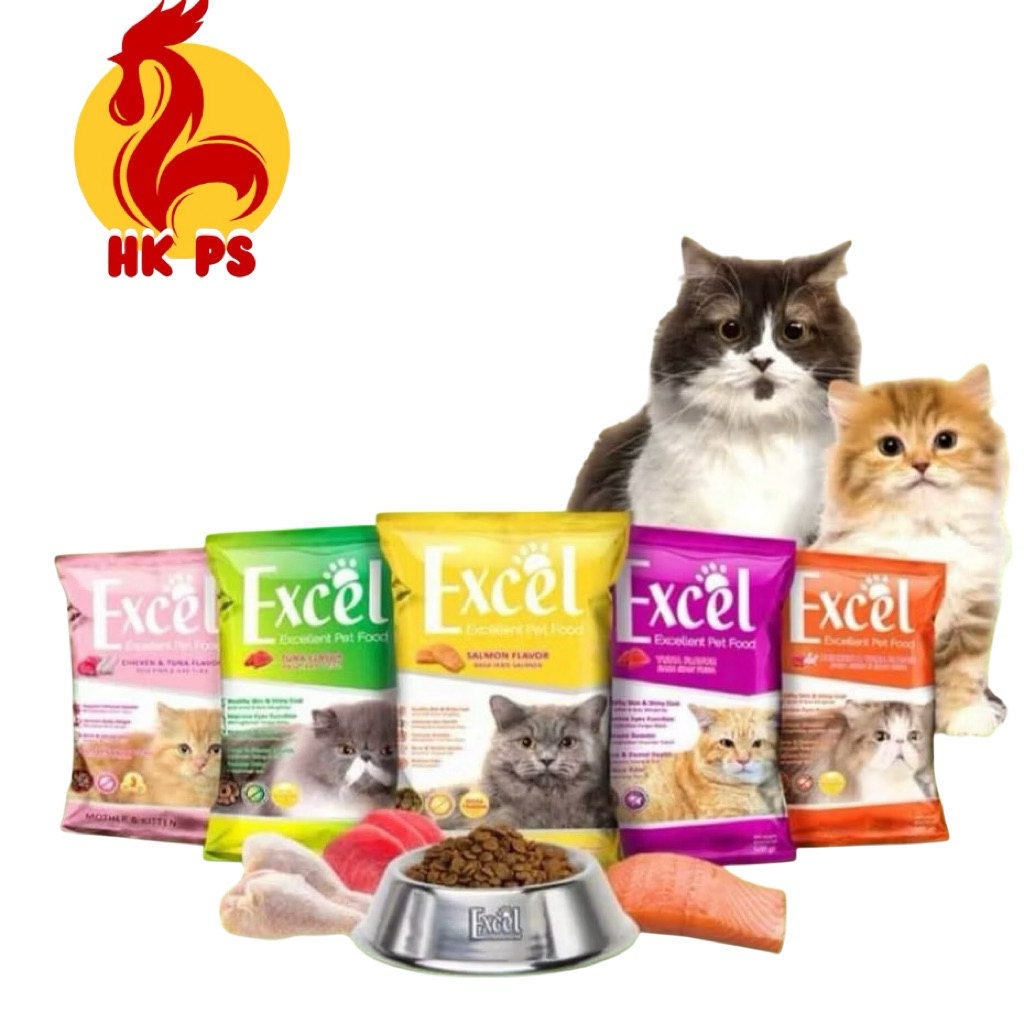 Jual EXCEL CAT FOOD 500GR Fresh Pack / Makanan Kucing Excel Adult ...