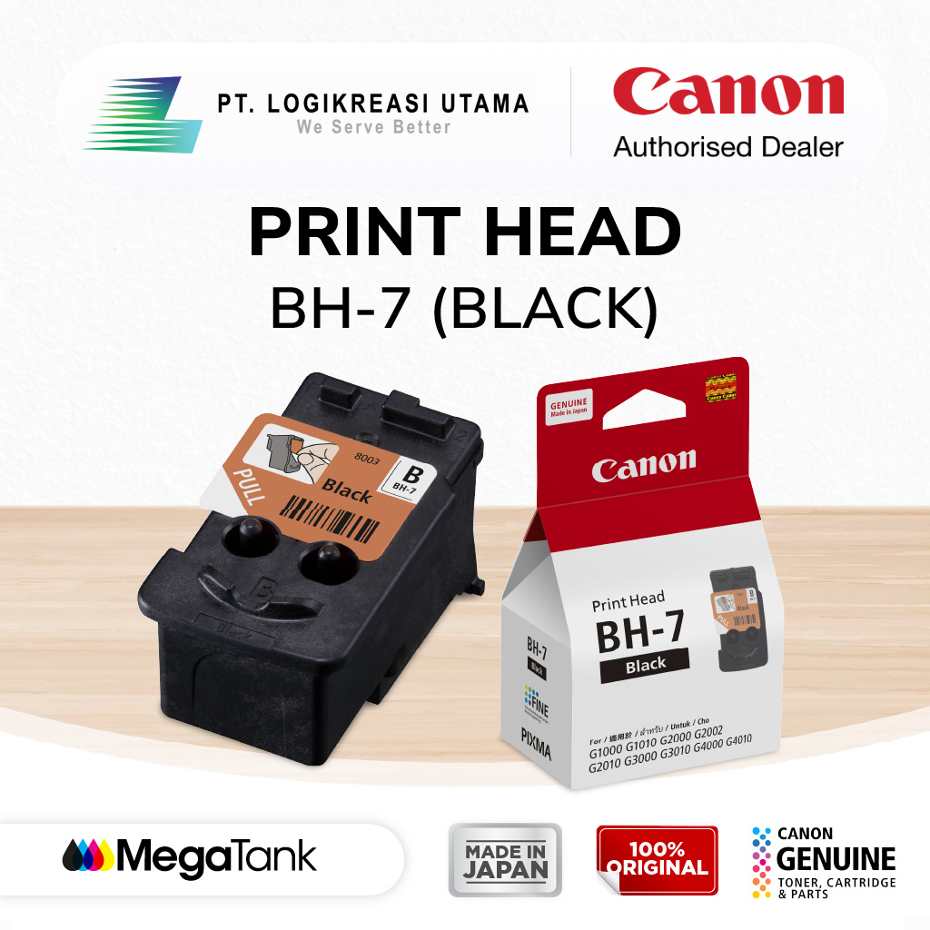 Jual Canon BH 7 Black Print Head Original - Print Head G1010 G2010 ...