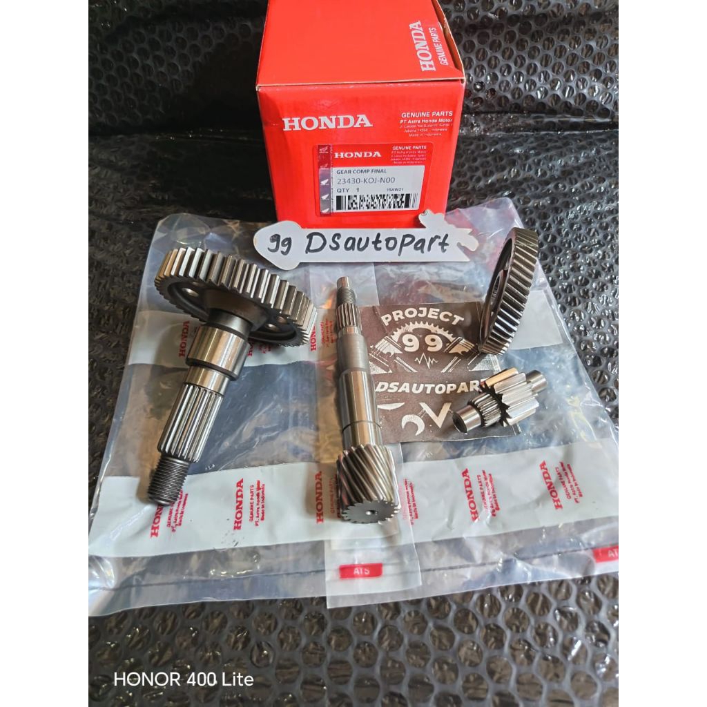 Jual Gigi Gear Rasio Set KOJ Honda Genio Beat Deluxe Beat new Scoopy ...