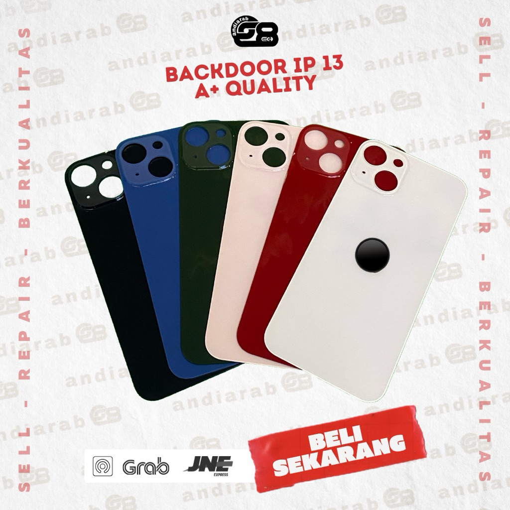 Jual backdoor back casing cover glass iphone ip 13 / 13 mini A+ Quality ...