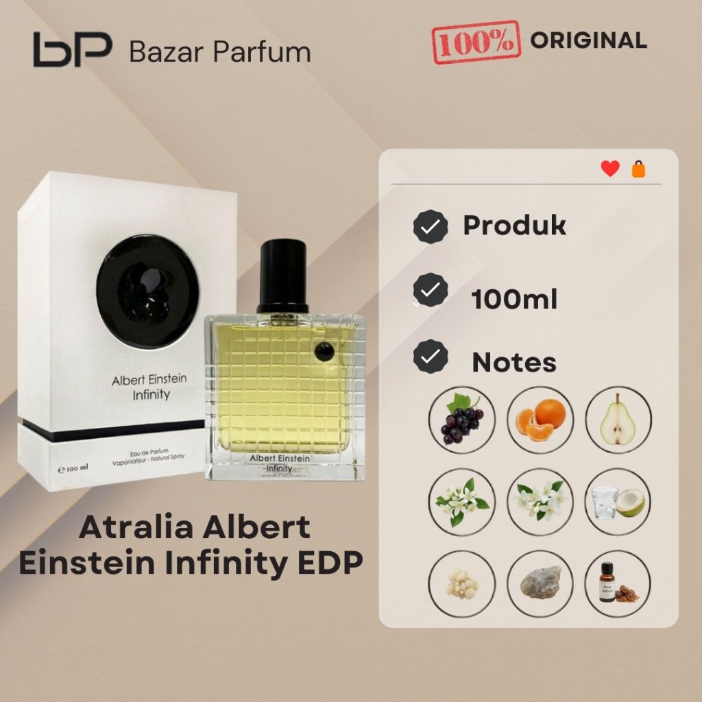 Jual Parfum Unisex Atralia Albert Einstein Infinity by Atralia EDP