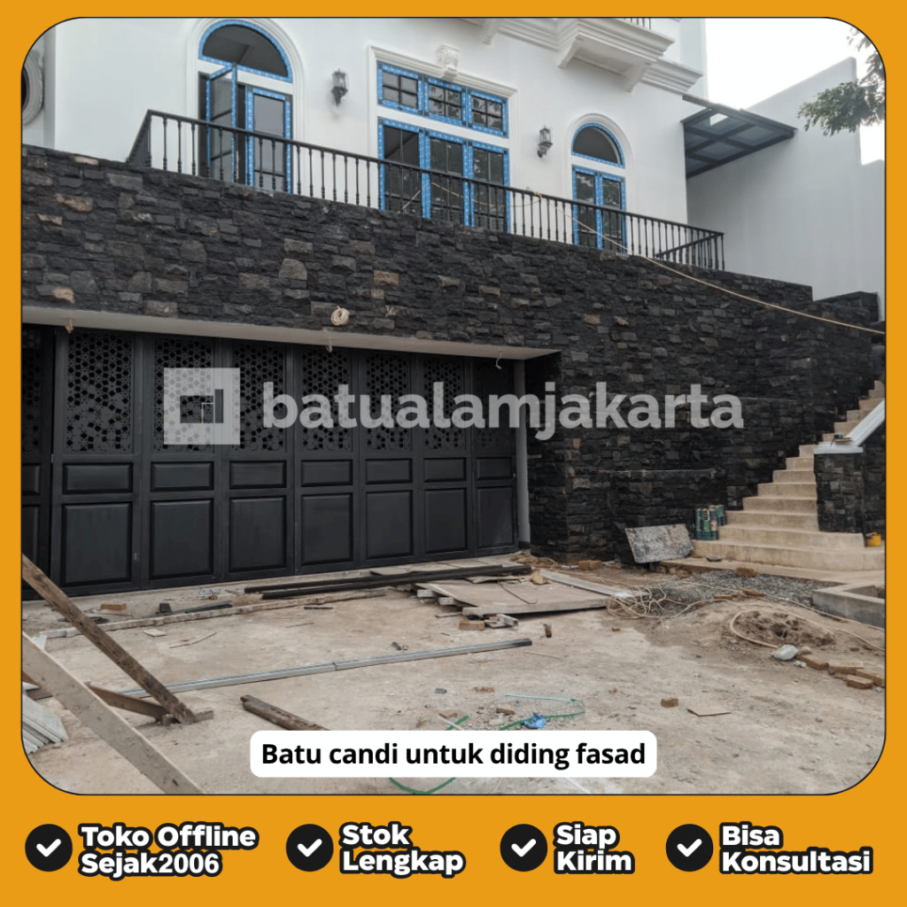 Jual Batu Alam Candi Hitam RTA (rata alam) Untuk Dinding Natural | Batu ...