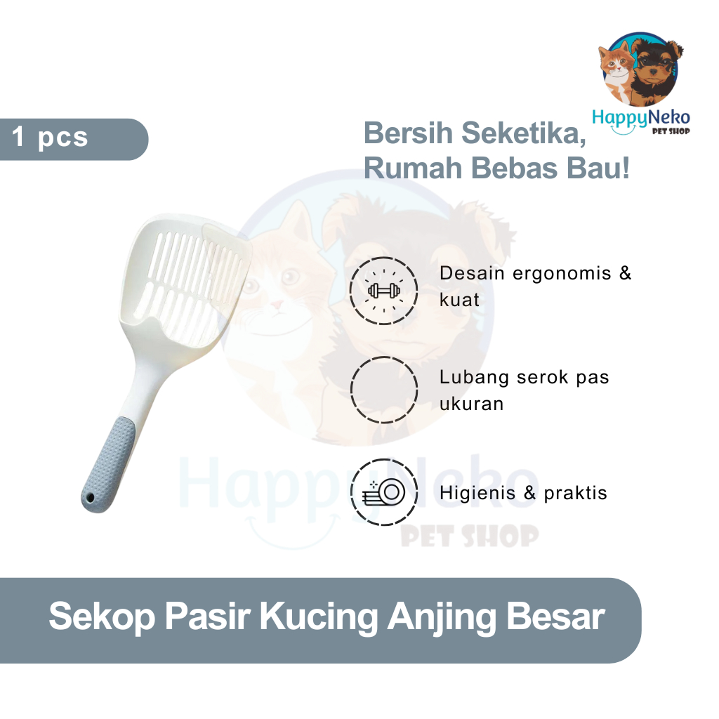 Jual Sekop Pasir Kucing dan Anjing Besar Serokan Kotoran Hewan Tahan ...