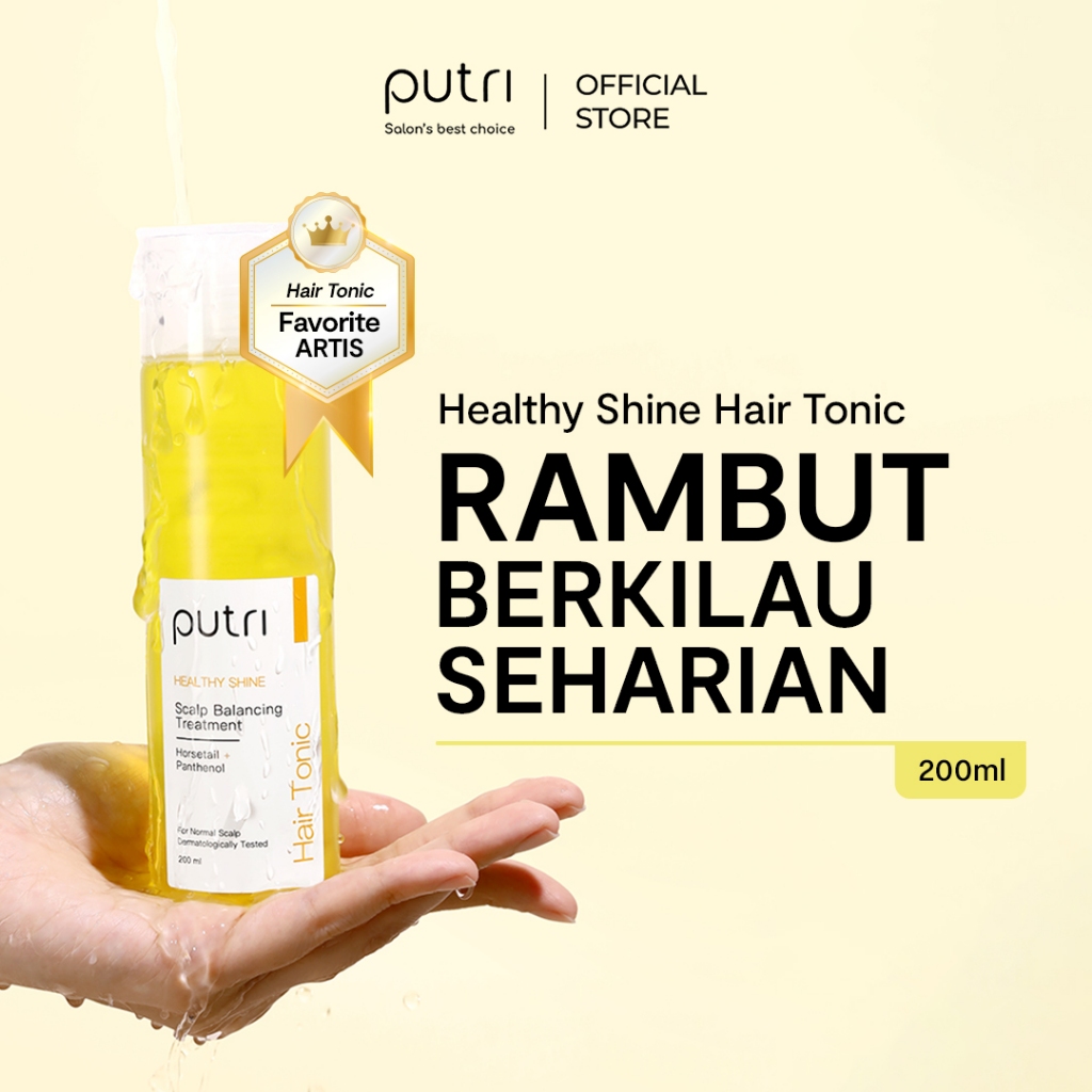 Jual Putri Healthy Shine Hair Tonic 200mL – Anti Rambut Kusam |Hair ...