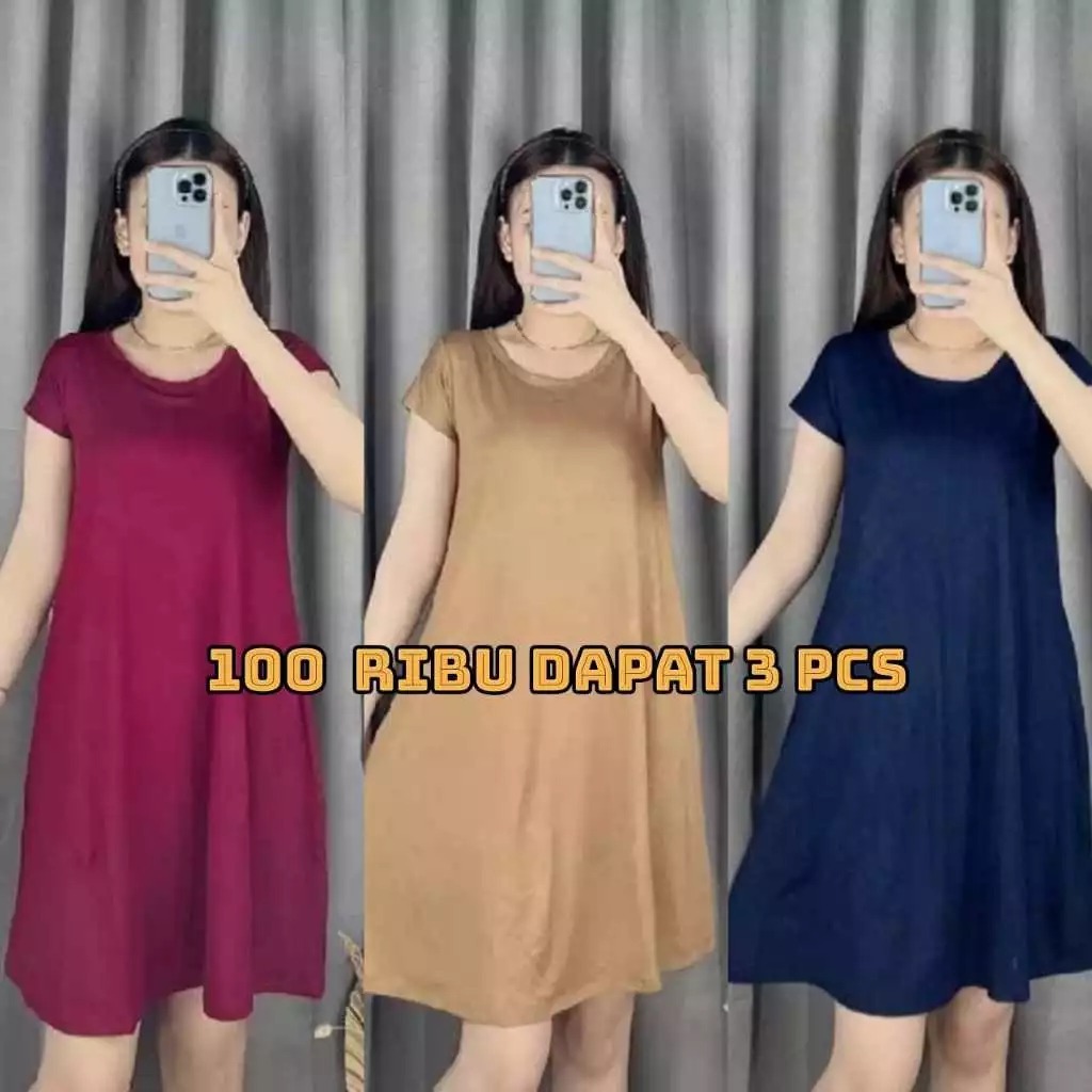 Dress Mola Adem Fit All Size