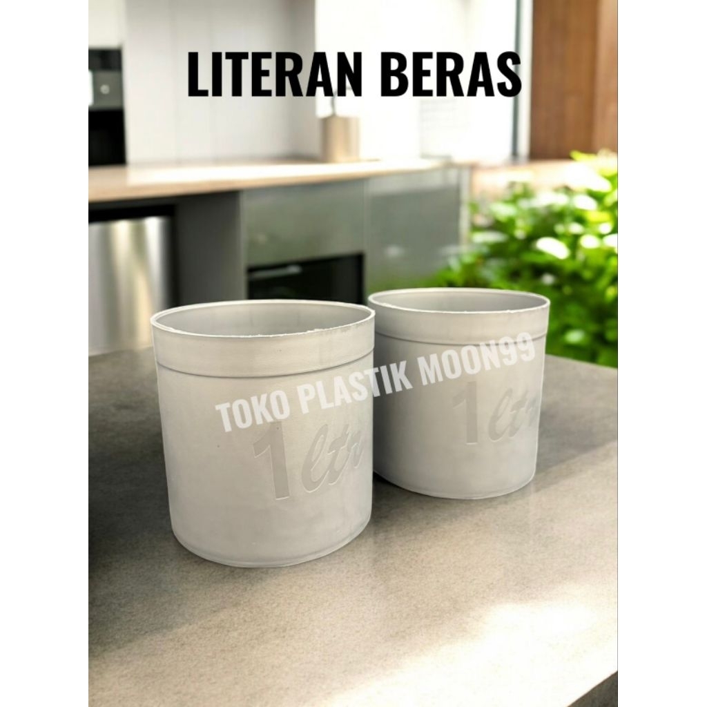Jual LITERAN BERAS 1LITER PLASTIK | Shopee Indonesia
