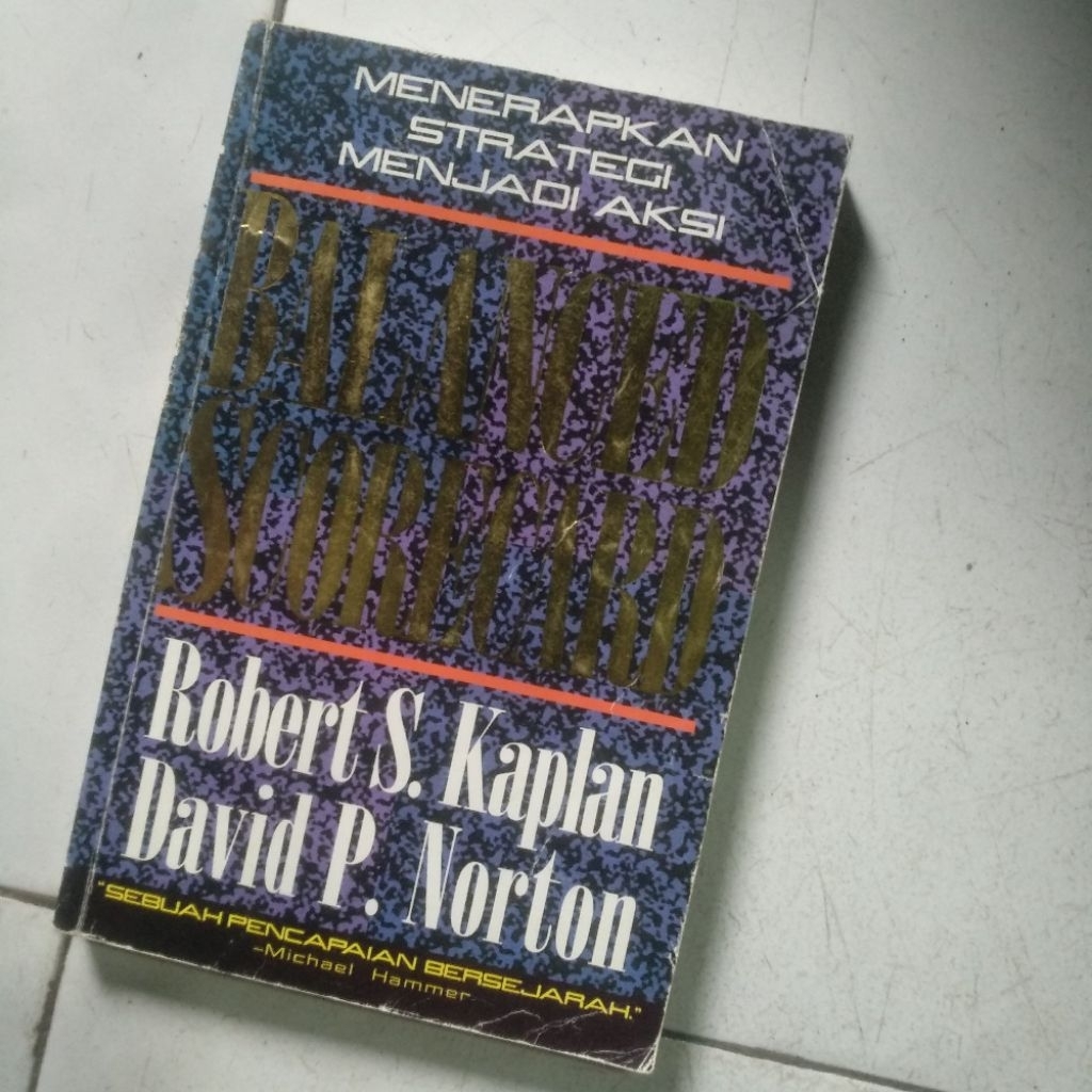 Jual ( ORIGINAL ) BUKU BALANCED SCORECARD - ROBERT S. KAPLAN | Shopee ...