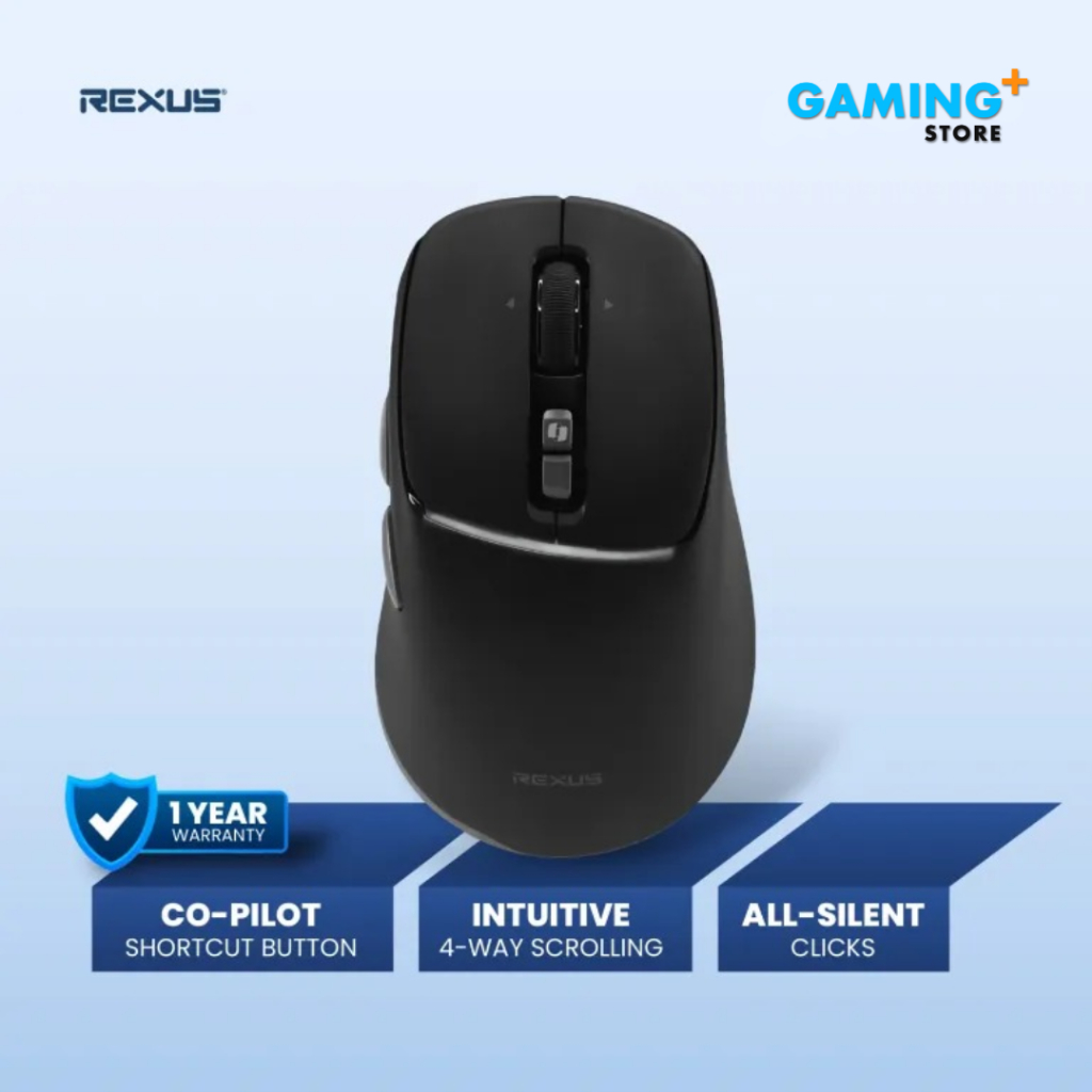Jual Mouse REXUS Wireless + Bluetooth Gaming Shortcut Nava Q15 ...
