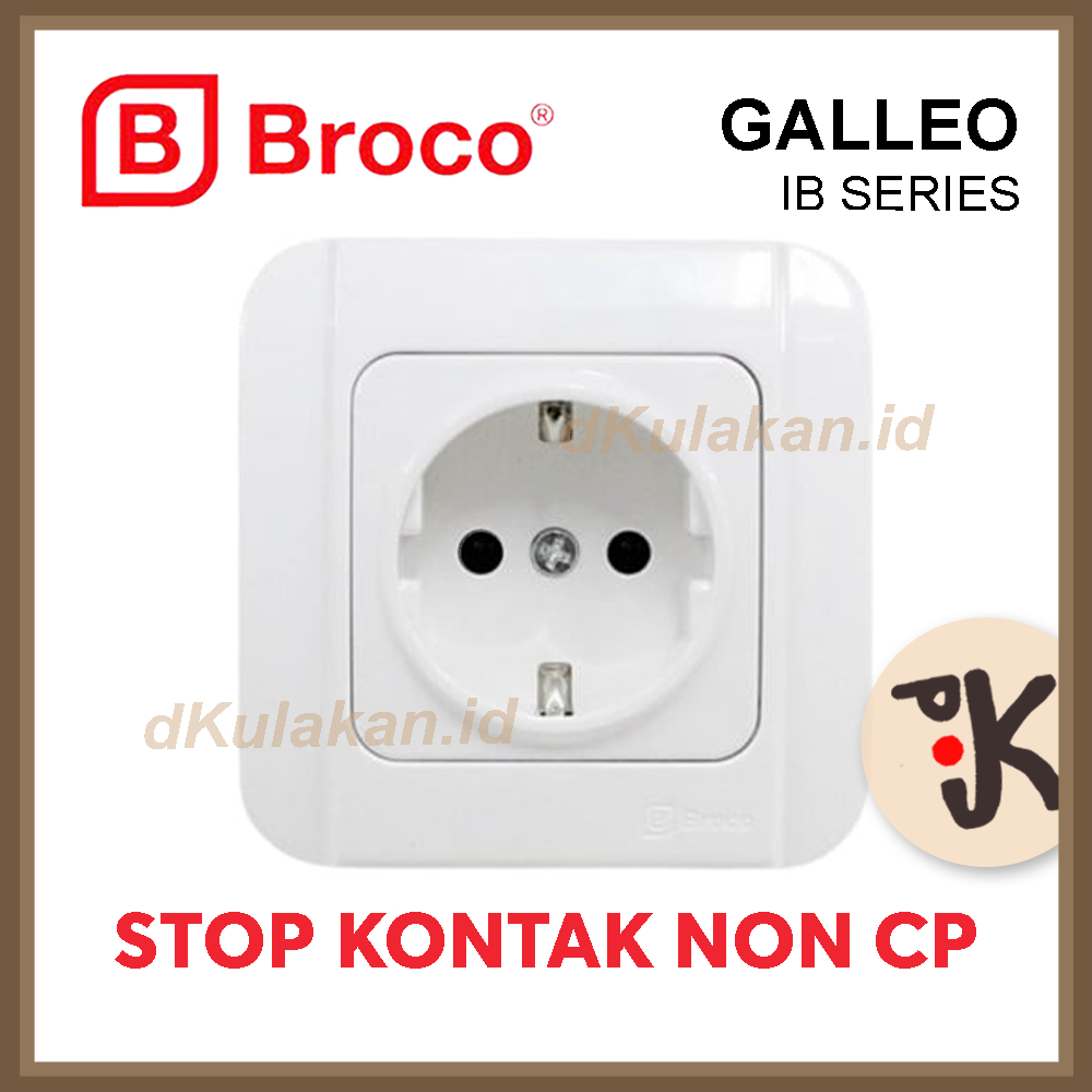 Jual BROCO Galleo IB Stop Kontak non CP Tanam Inbow G151 G15155S Socket ...