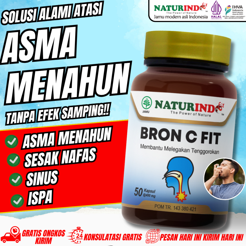 Jual Obat Asma Menahun Sinusitis Polip Hidung Rhinitis Alergi Kronis ...