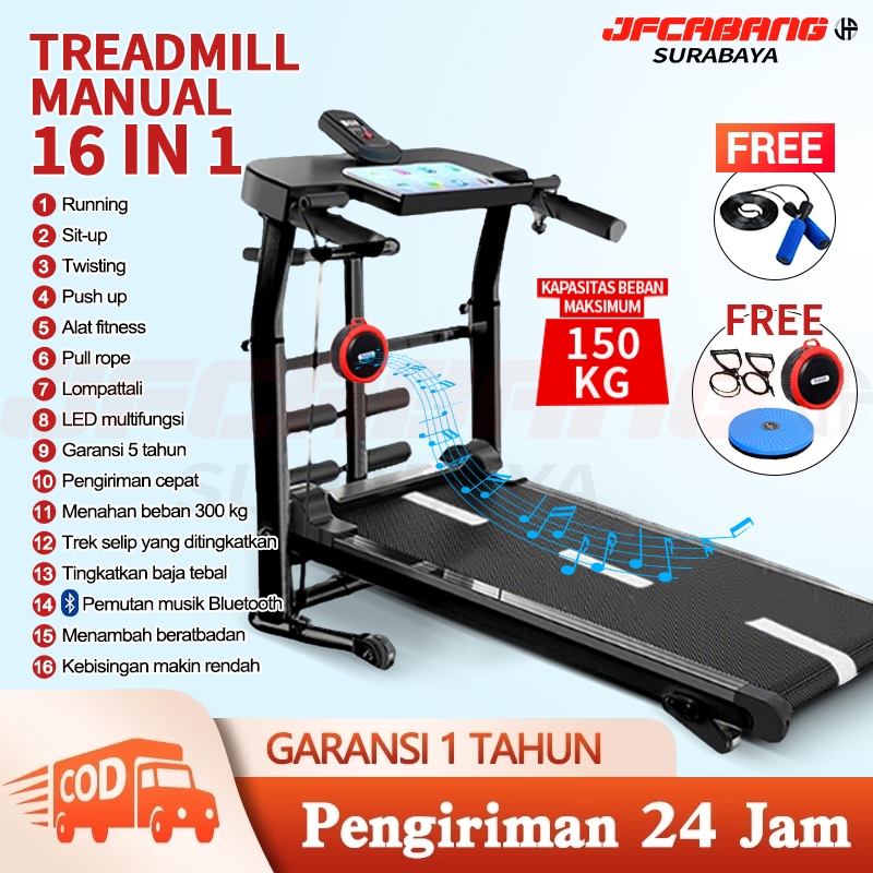 Jual Treadmill Portable Treadmill Lipat Treadmil Alat Olahraga di