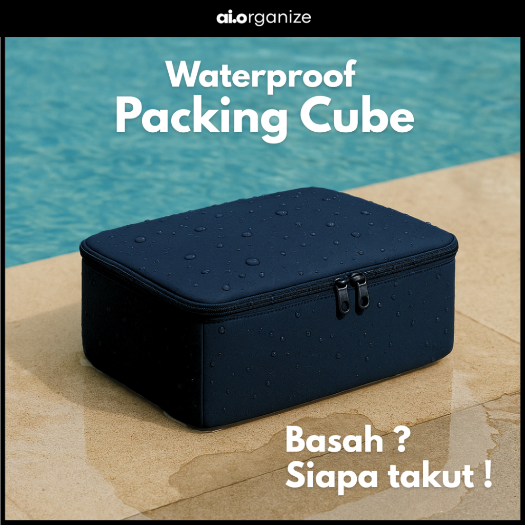Jual aio Waterproof Packing Cube Satuan Travel Organizer Large Tas ...