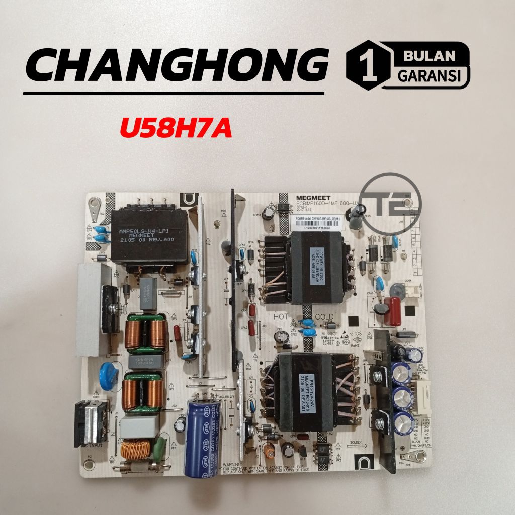 Jual CHANGHONG U58H7A MESIN TV CHANGHONG U58H7 PSU POWER SUPPLY ...