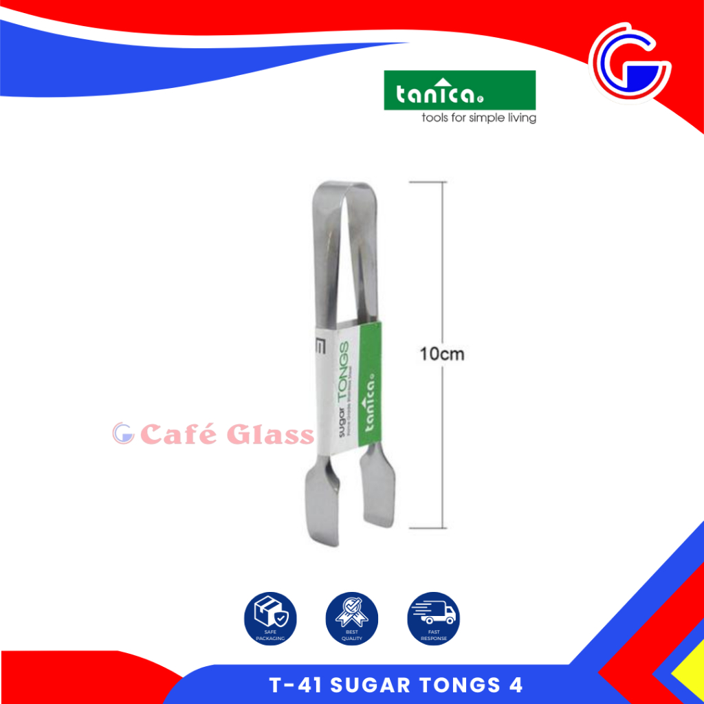 Penjepit Gula Stainless Tanica - Sugar Tongs 4 Anti Karat Untuk Kopi Teh - T-41 Sugar Tongs 4