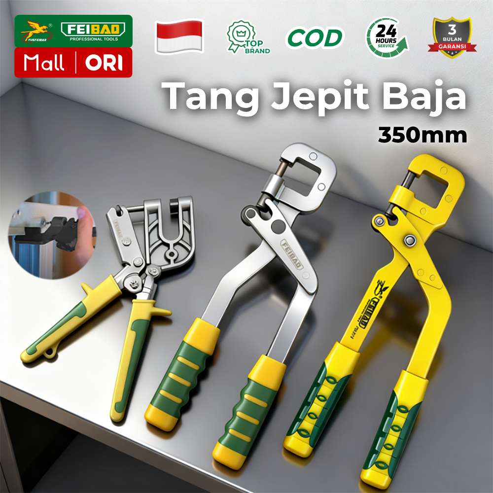 Feibao Tang Penyambung Baja Ringan 10 Inch / Stud Crimper 0.5mm - 0.8mm / A-Alloy / F06-2013