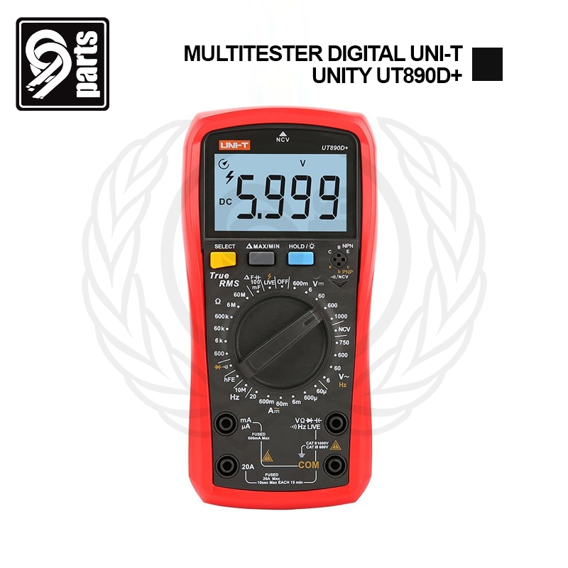 Jual Multitester Digital Uni-T Unity UT890D+ / Multimeter Digital ...