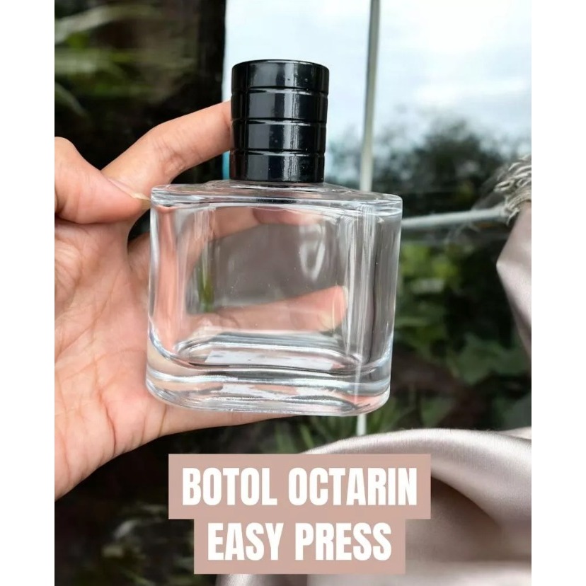 Jual Botol Parfum Octarin 50ml Easy Press Hitam perlu alat press ...