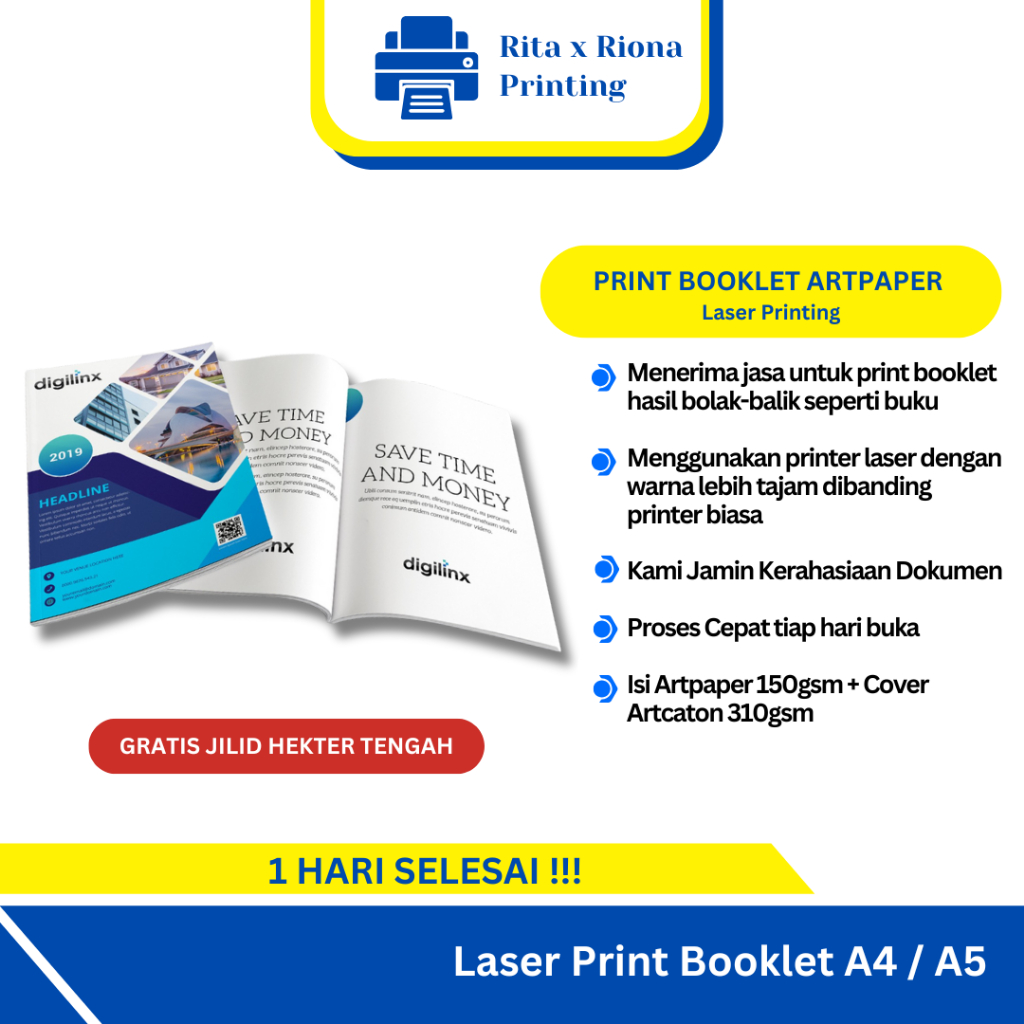Jual Cetak Print Buku Artpaper Booklet Compro Company Profile ...