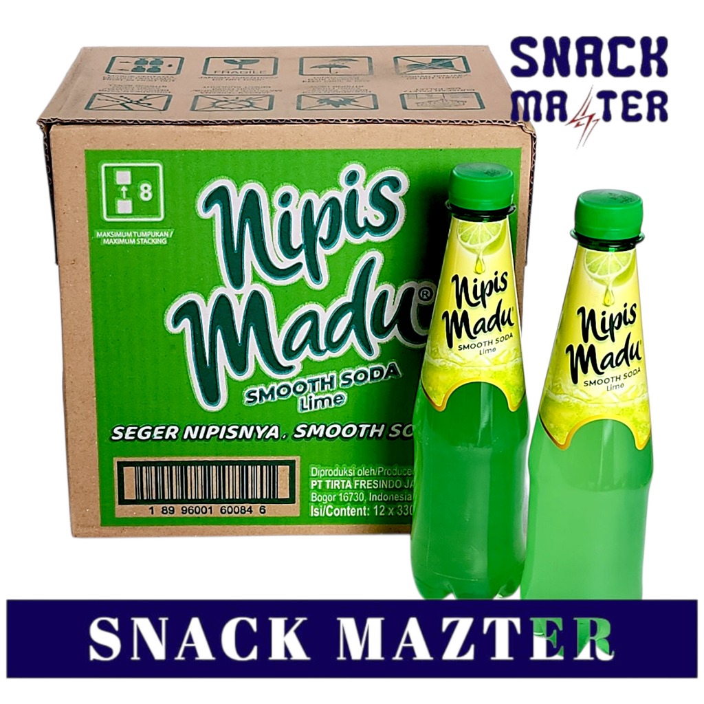 Jual Nipis Madu Lime Soda Minuman Berkarbonasi Karton - Netto 330ml x ...