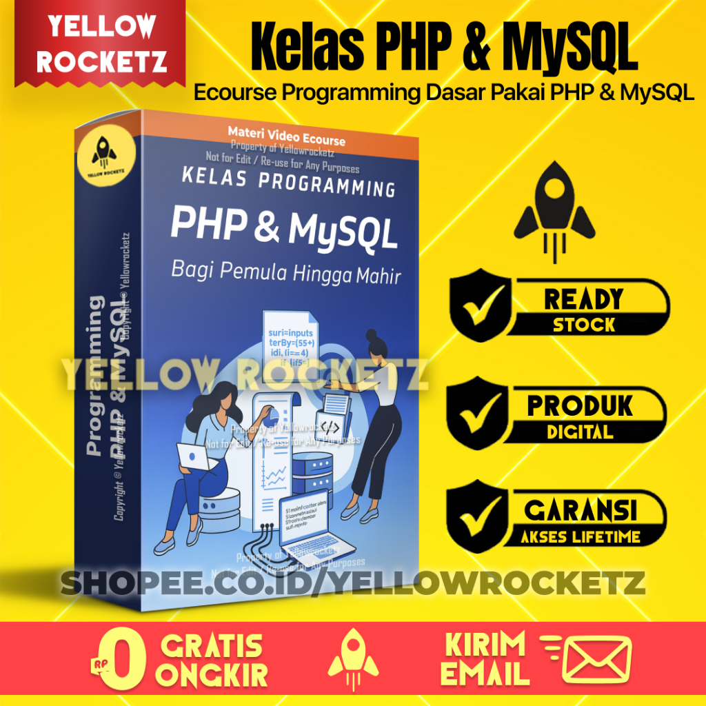 Jual Kelas PHP & MYSQL BASIC - Belajar Coding Programmer PHP SQL dari ...