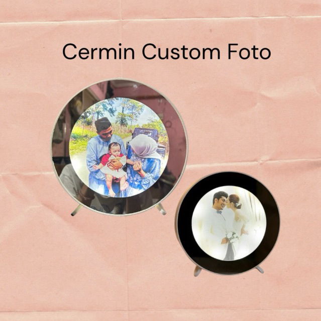 Jual Cermin Lysa dengan Stand - Cermin Frame Foto Magic Mirror Lamp ...