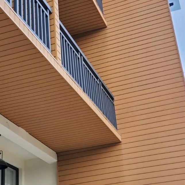 Jual Wall Cladding WPC Wood Panel Kisi Kisi WallPanel Outdoor Dinding ...