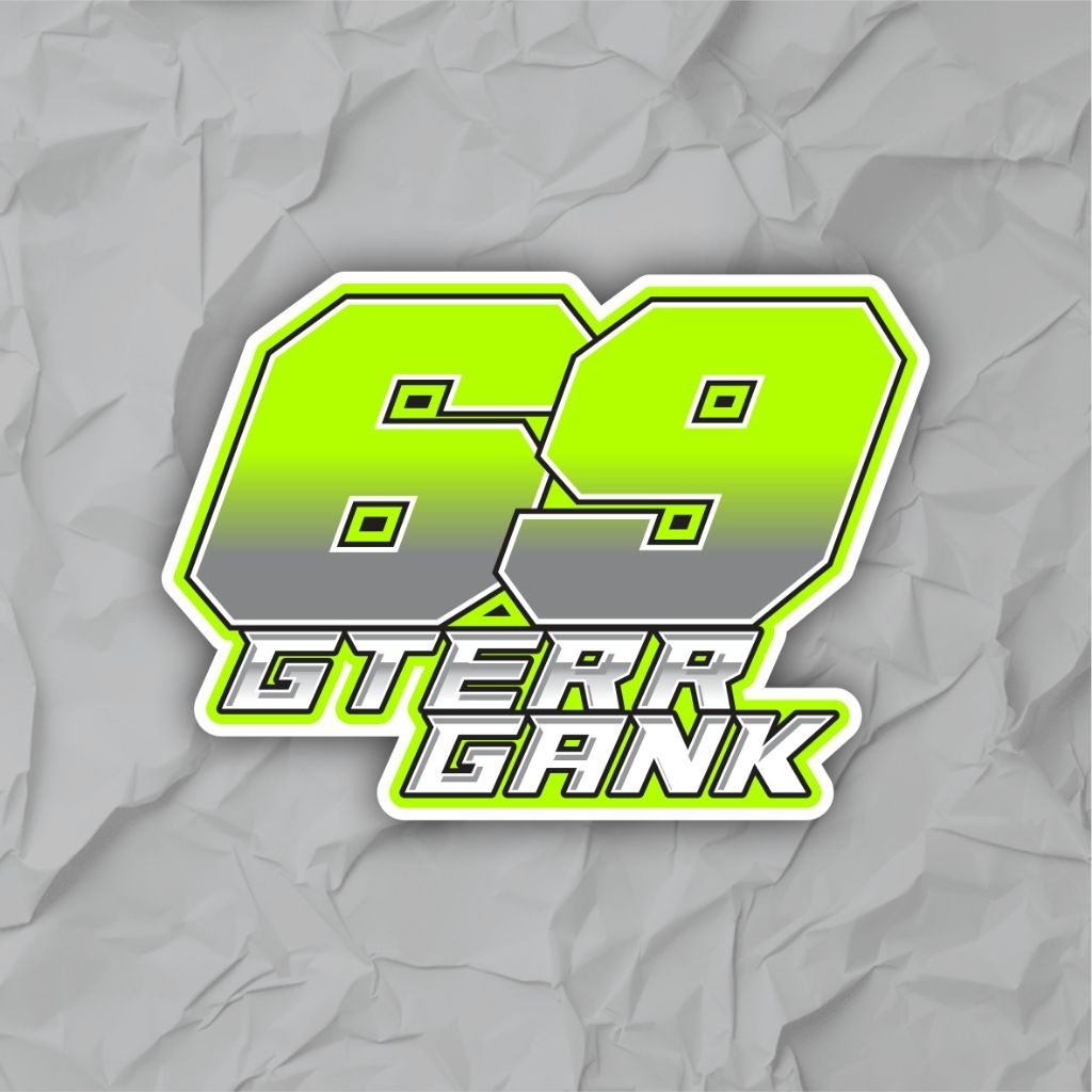 Jual STIKER 69 GETER GANK SUPRA X 125 (bukan ori) | Shopee Indonesia