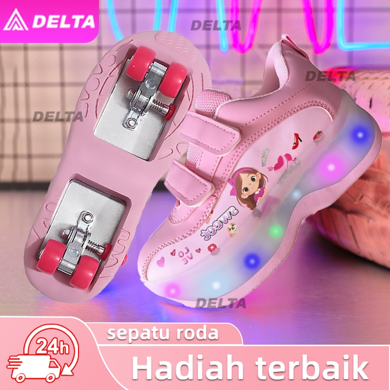 Jual sepatu ada rodanya sepatu roda heelys anak sepatu roda anak ...