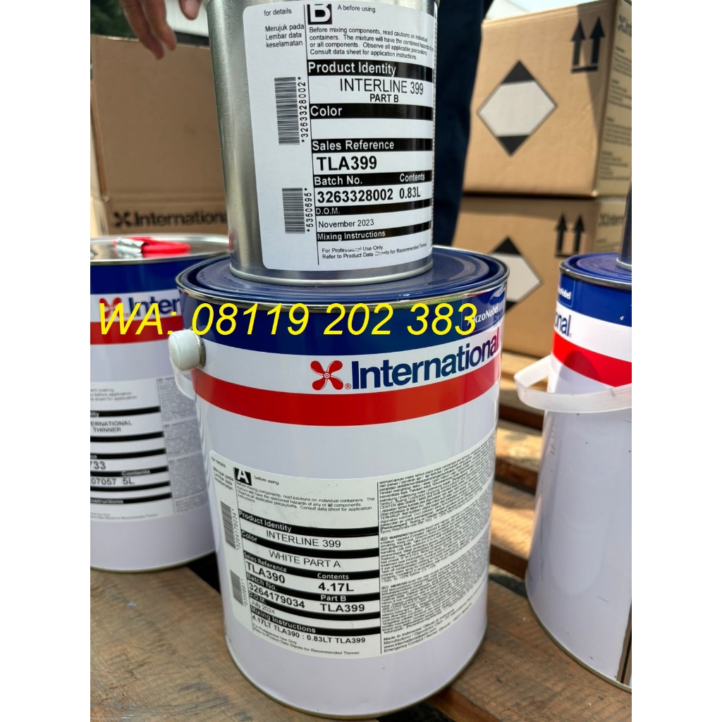 Jual Interline 399 epoxy novolac tank lining tahan kimia tahan panas 5L ...
