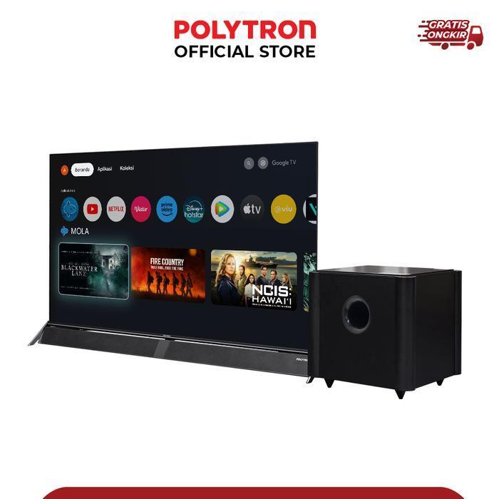 POLYTRON 4K UHD Smart Cinemax Soundbar Google TV 50 Inch PLD 50BUG5058