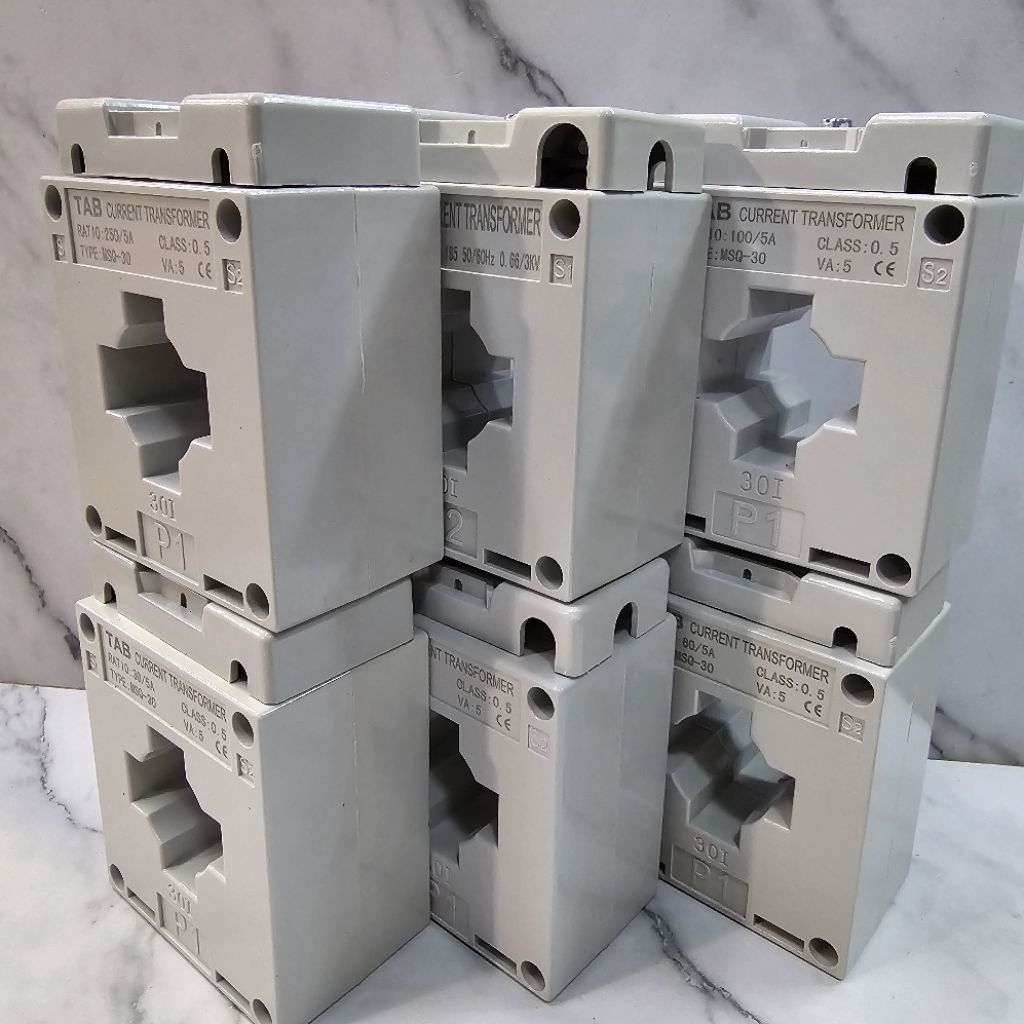 Jual TAB CURRENT TRANSFORMER CT 30A 50A 60A 75A 100A 150A 200A 250A MSQ ...