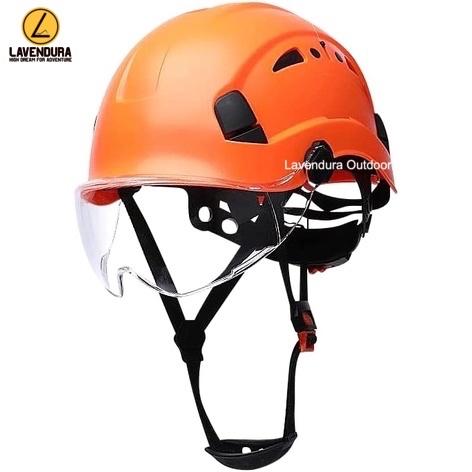 Jual Helm safety best with visor helmet rock climbing caving outbound ...