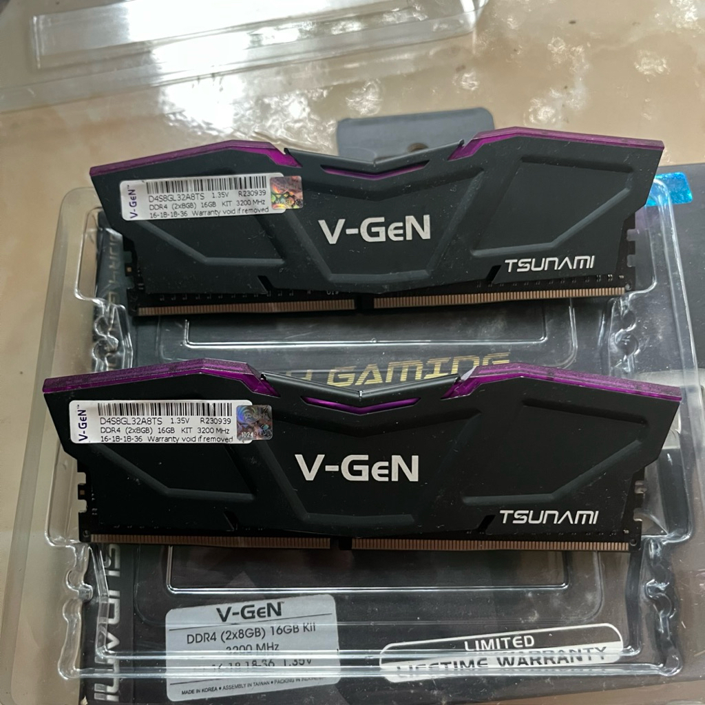 Jual RAM VGEN TSUNAMI 16GB 8x2GB DDR4 3200 Mhz Garansi Lifetime ...