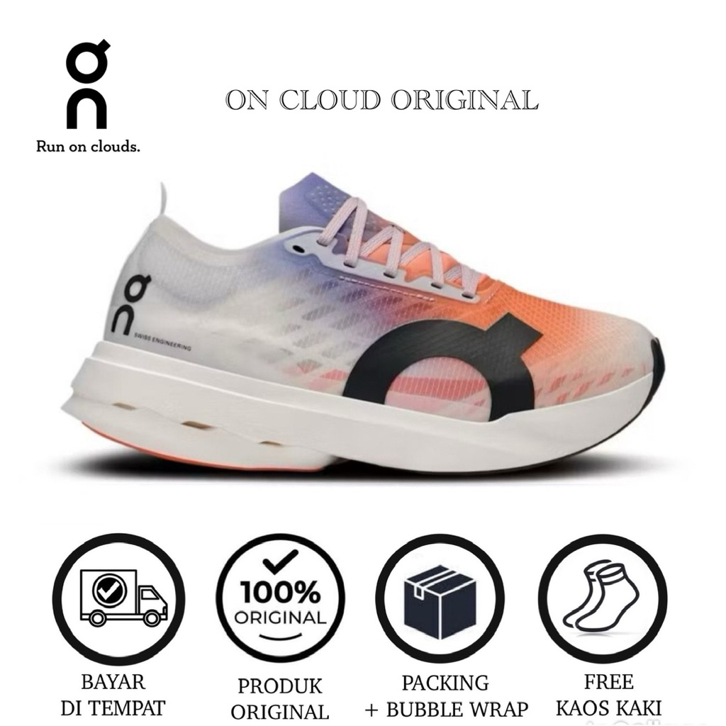Jual SEPATU ON CLOUDBOOM STRIKE WHITE FLAME RUNNING SHOES UNISEX ...