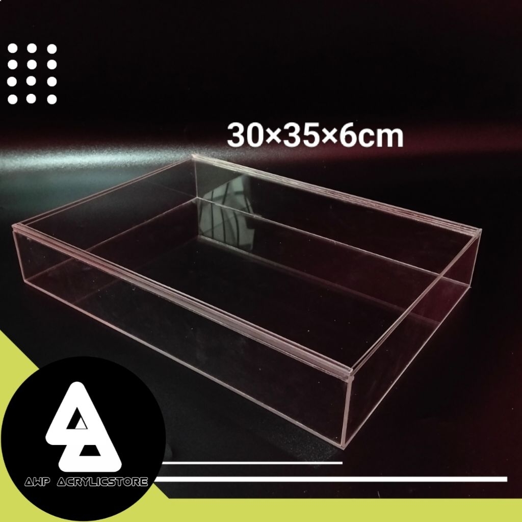 Jual Akrilik box sliding 30x35 untuk frame bingkai mahar / box mahar ...