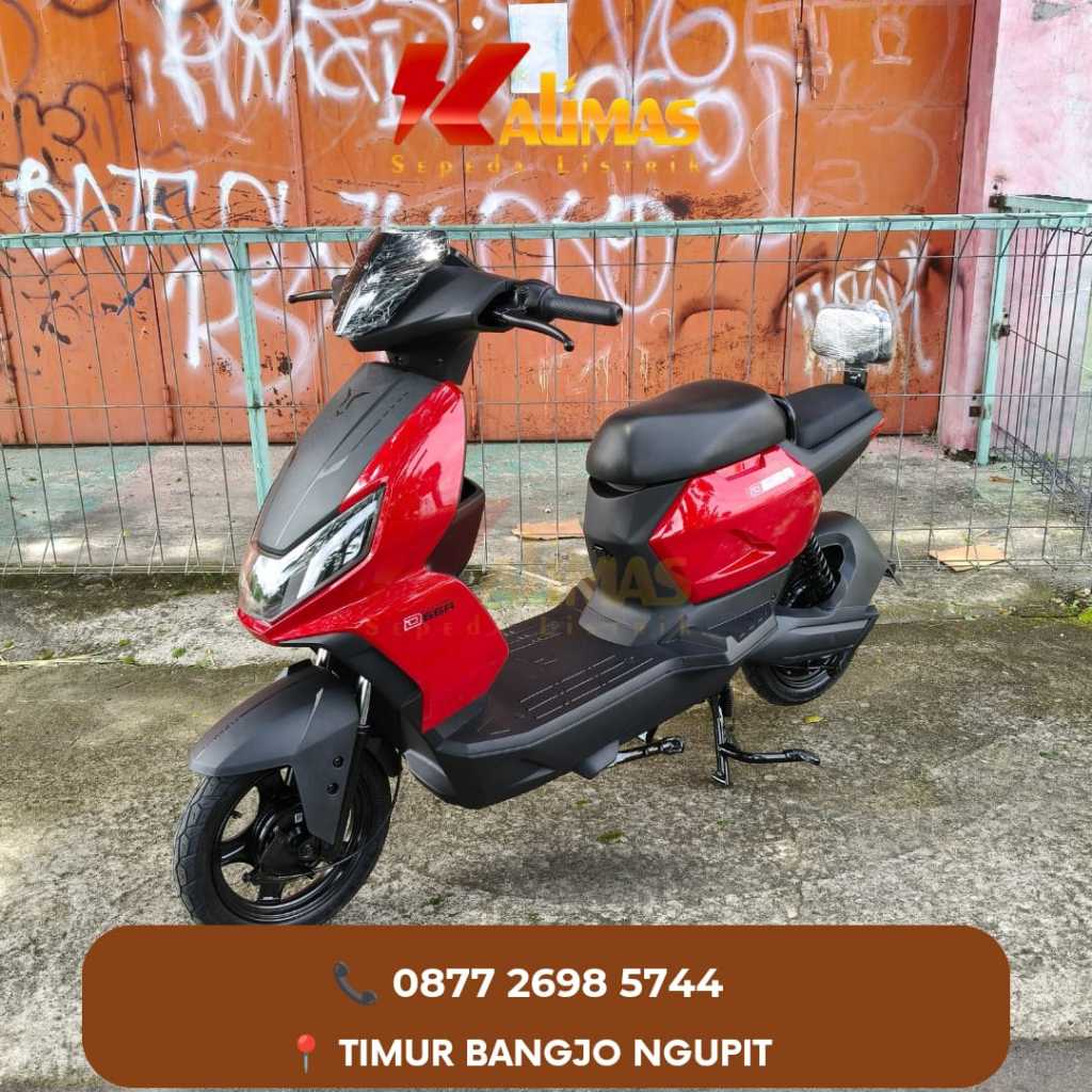 Jual Sepeda Listrik D66A | Terabaru | NFC | Merah | Garansi Resmi ...
